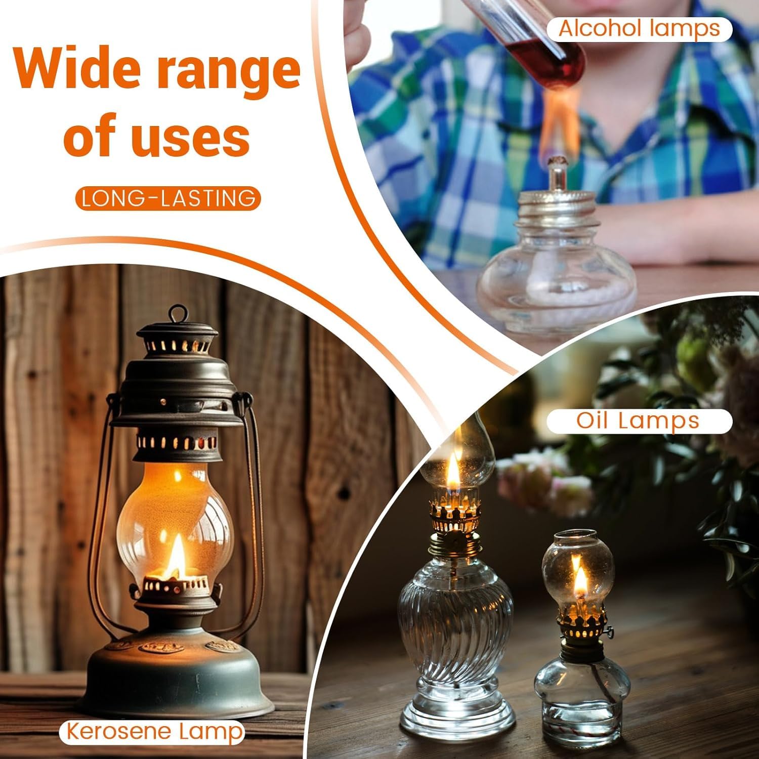 7pcs Oil Lantern Wick Heat-Resistant Oil Lamp Wick Replacement DIY
